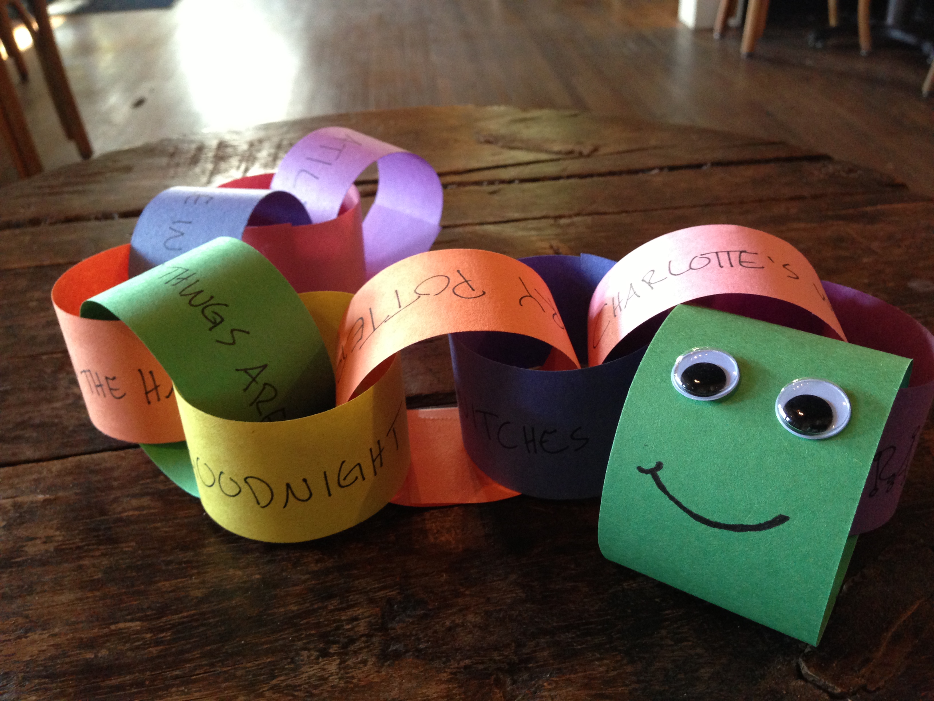 Celebrate Reading--Make a Bookworm for International Literacy Day
