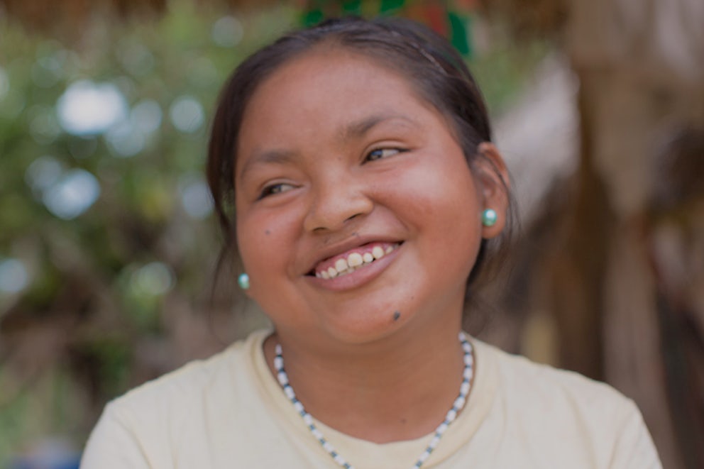 Young Bolivian Shepherdess Develops Leadership Skills