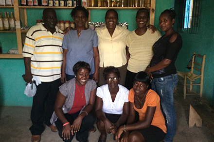 The CAFDESA women's group in Haiti.