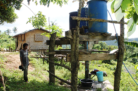 the new irrigation system