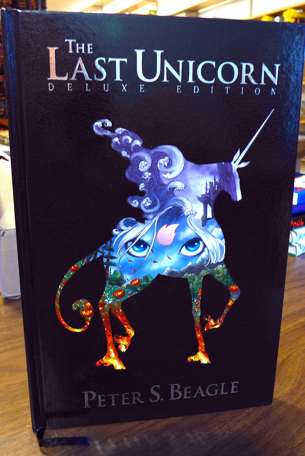 Hardcover graphic novel, The Last Unicorn