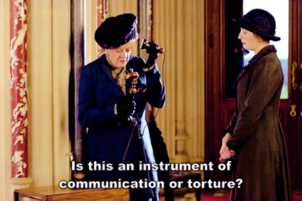 Scene from Downton Abbey