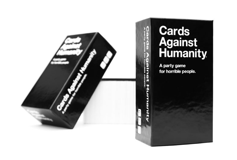 The Cards Against Humanity game.
