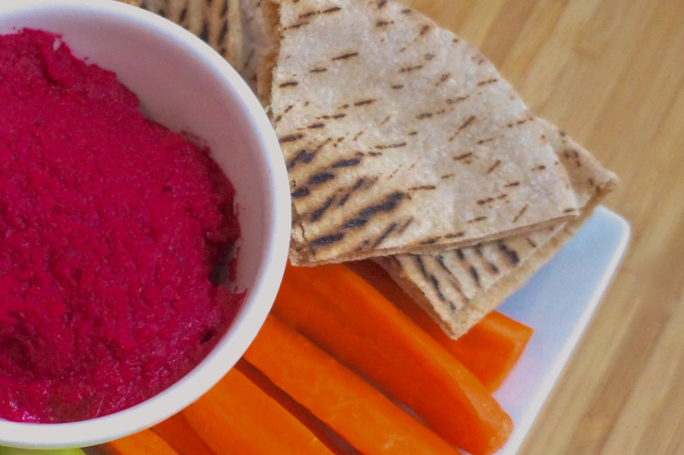 How To Make Heifer Farm's Beet Hummus
