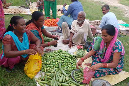 Farmers in Rupandehi district no longer have to travel far to sell their produce at market.