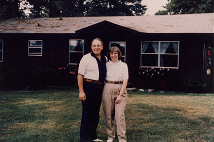 Steve and Carolyn as Heifer Ranch volunteers