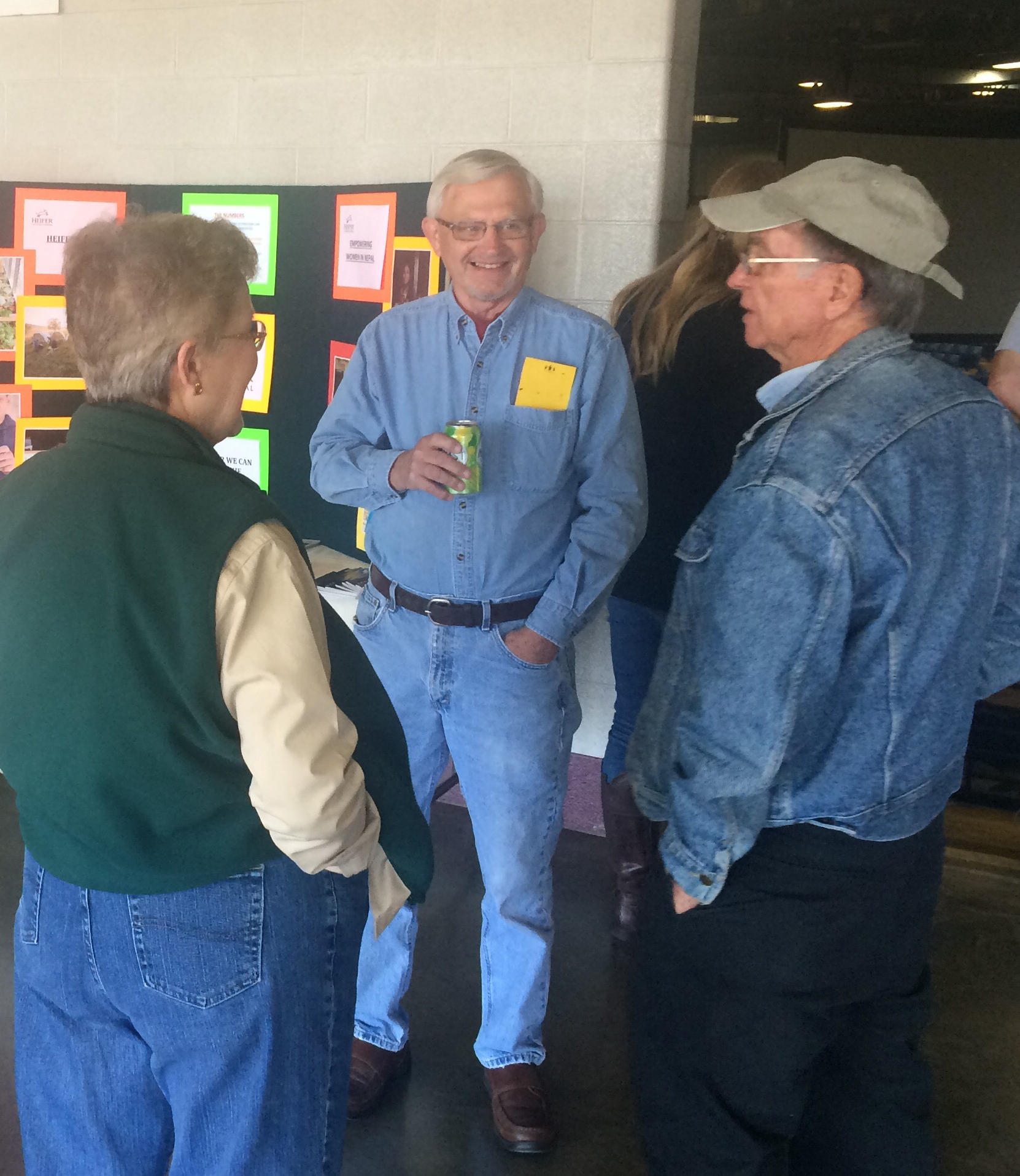 Columbia volunteers annually represent Heifer at the statewide Festival of Sharing, an ecumenical social justice effort.