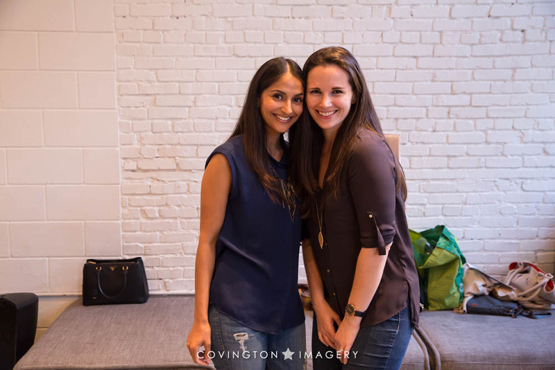 Asha poses with Sarah Moshman.