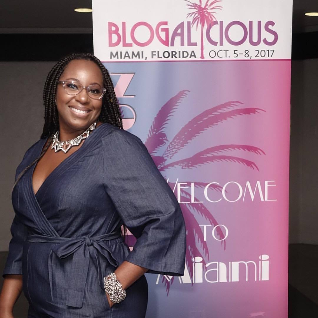 Stacey Ferguson at the Blogalicious conference in Miami.