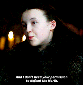 Lyanna Mormont from Game of Thrones.