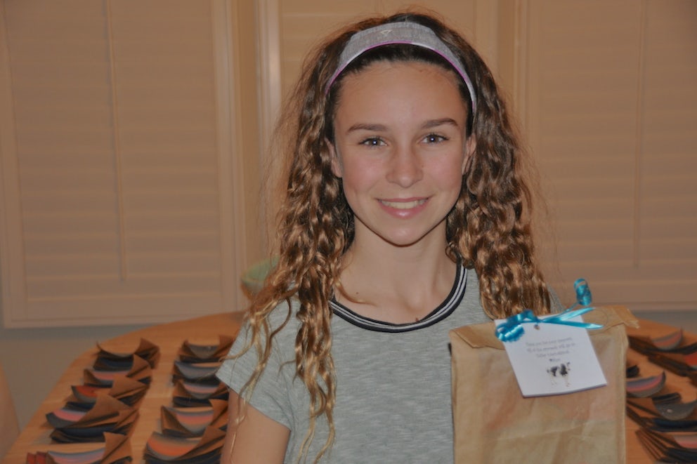 Young Artist Raises $5K for Heifer International by Painting Cards