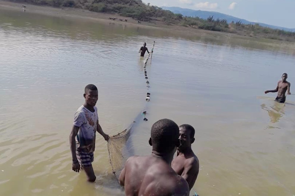 A man-made oasis in northern Haiti keeps a community afloat