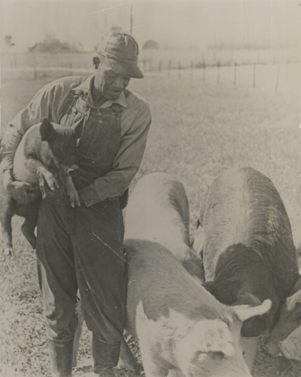 A farmer who participated in the Heifer International and Prentiss Institute 30-year partnership in Mississippi