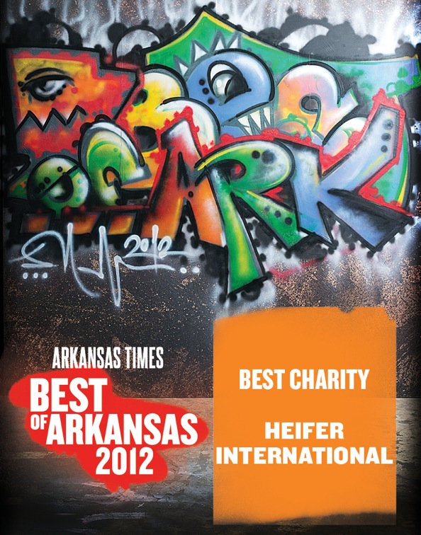 Heifer International is voted the number one charity in <i>Arkansas Times'</i> Best of Arkansas contest.