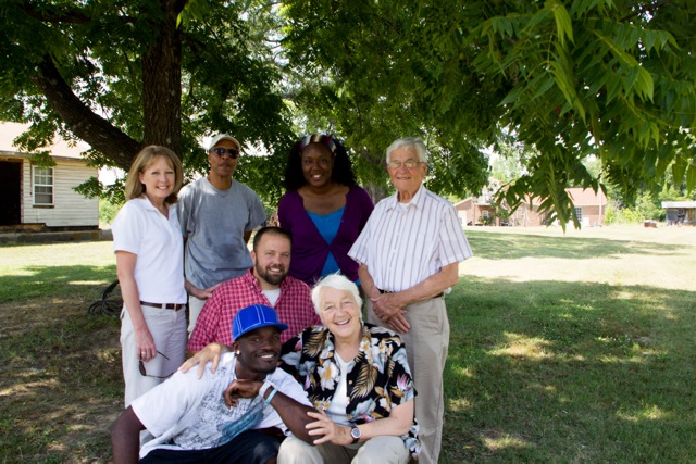 Heifer supporters and staff visit Arkansas Delta.