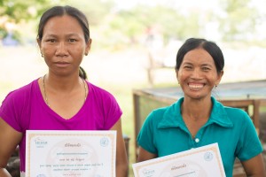 Women in Cambodia in August 2012