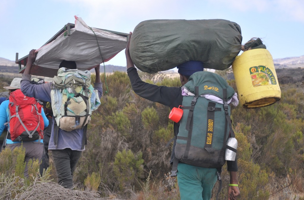 Heifer Kilimanjaro climb porters