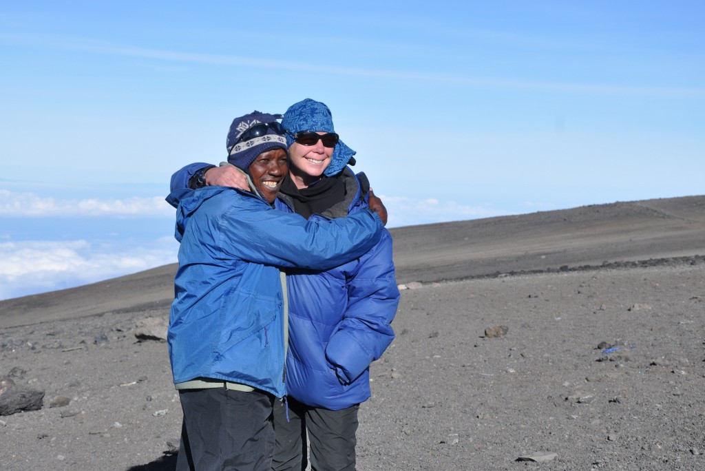 Heifer Kilimanjaro climb summit