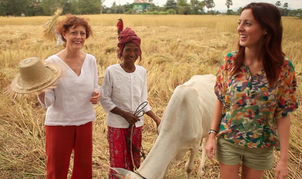 Susan Sarandon in Cambodia