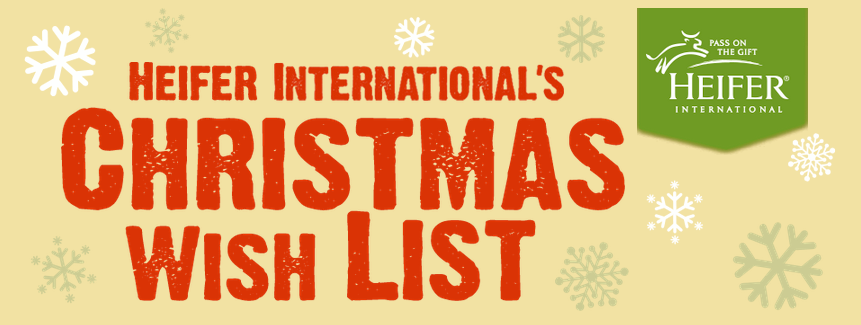 Heifer's Christmas Wish List