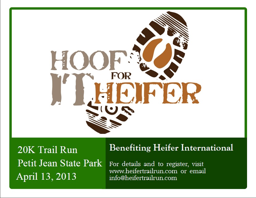 Trail run Hoof It for Heifer