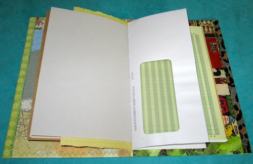 Return business envelopes make great journal pages. Photo credit: patpitingolo.blogspot.jp/