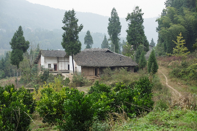 The home of Liu Changmao. Photo by Oliver Asselin, courtesy of Heifer International