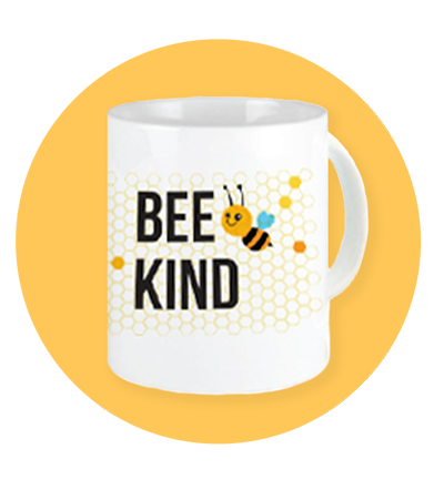 Heifer Bee Kind mug