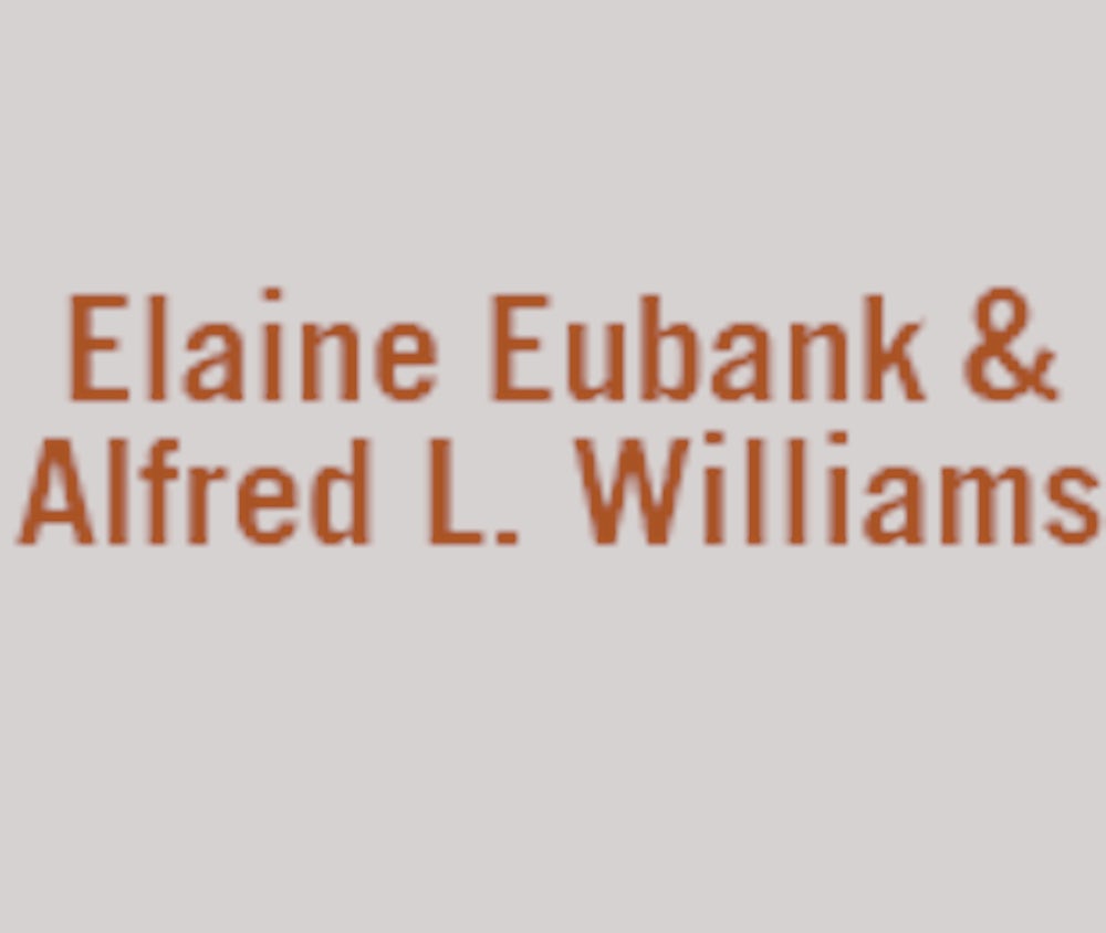 Elaine Eubank and Alfred L. Williams