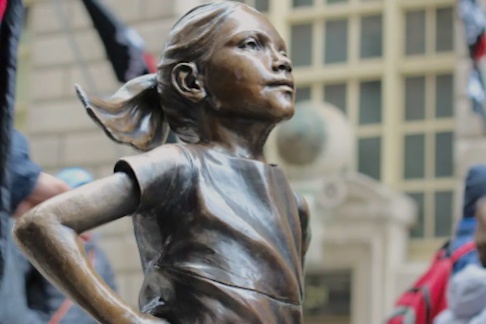 Statue of girl