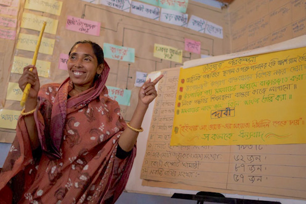 Heifer Participant Presenting to a group