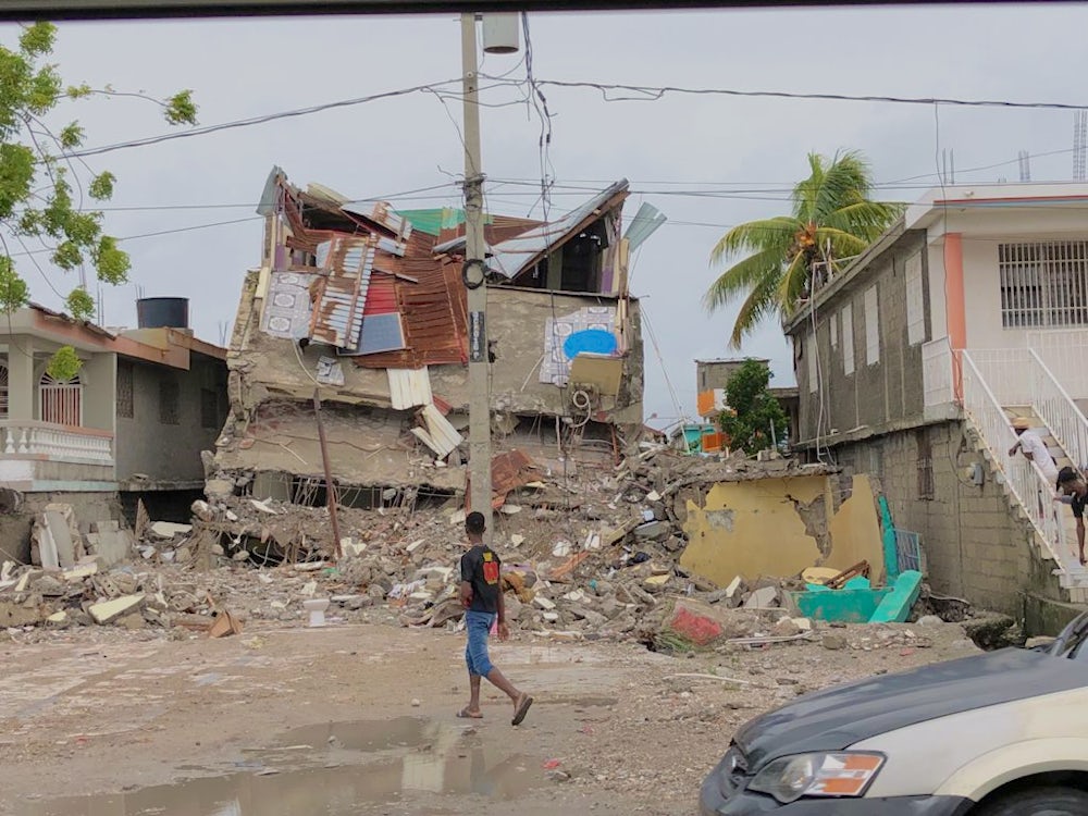 damage from Haiti earthquake