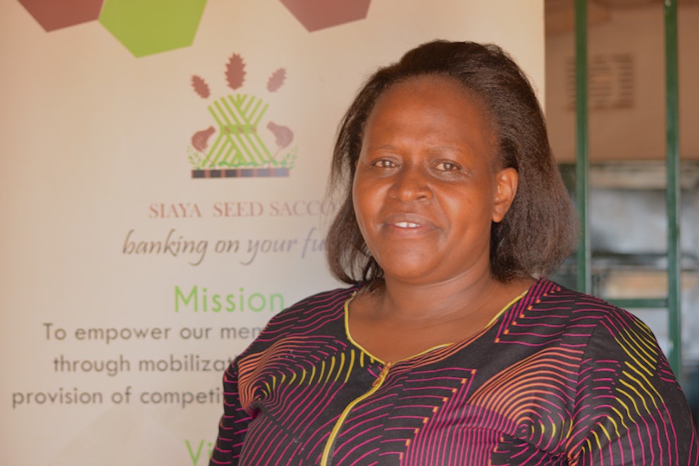 A headshot of Kenyan woman Victorine Atieno Owino.