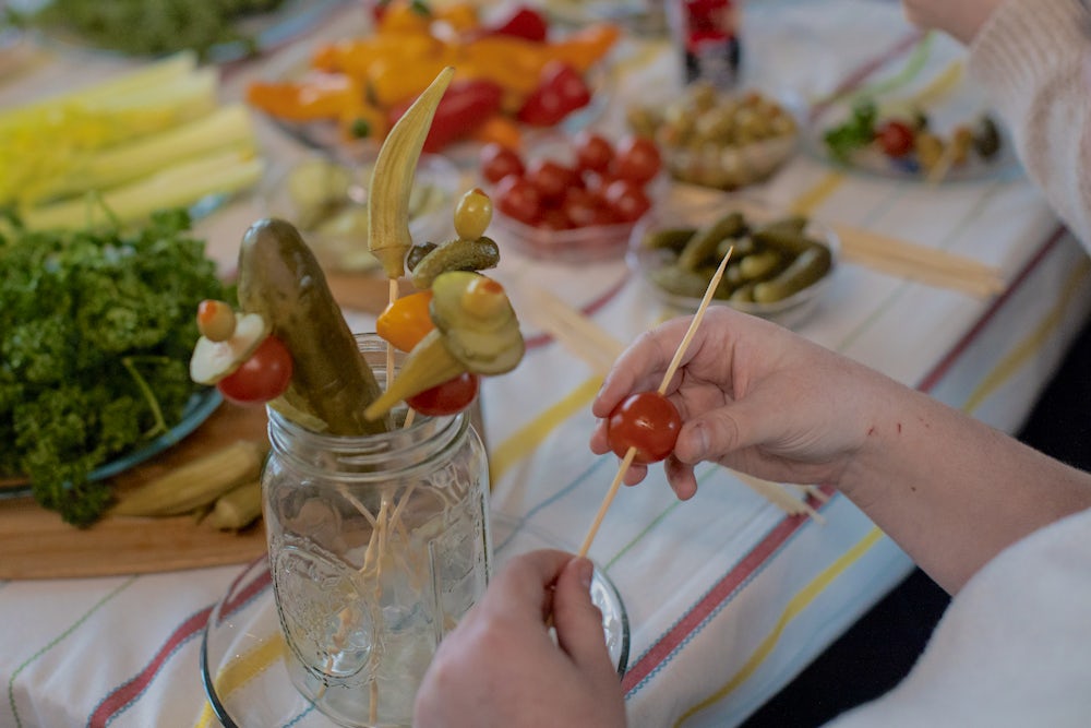 putting pickles together