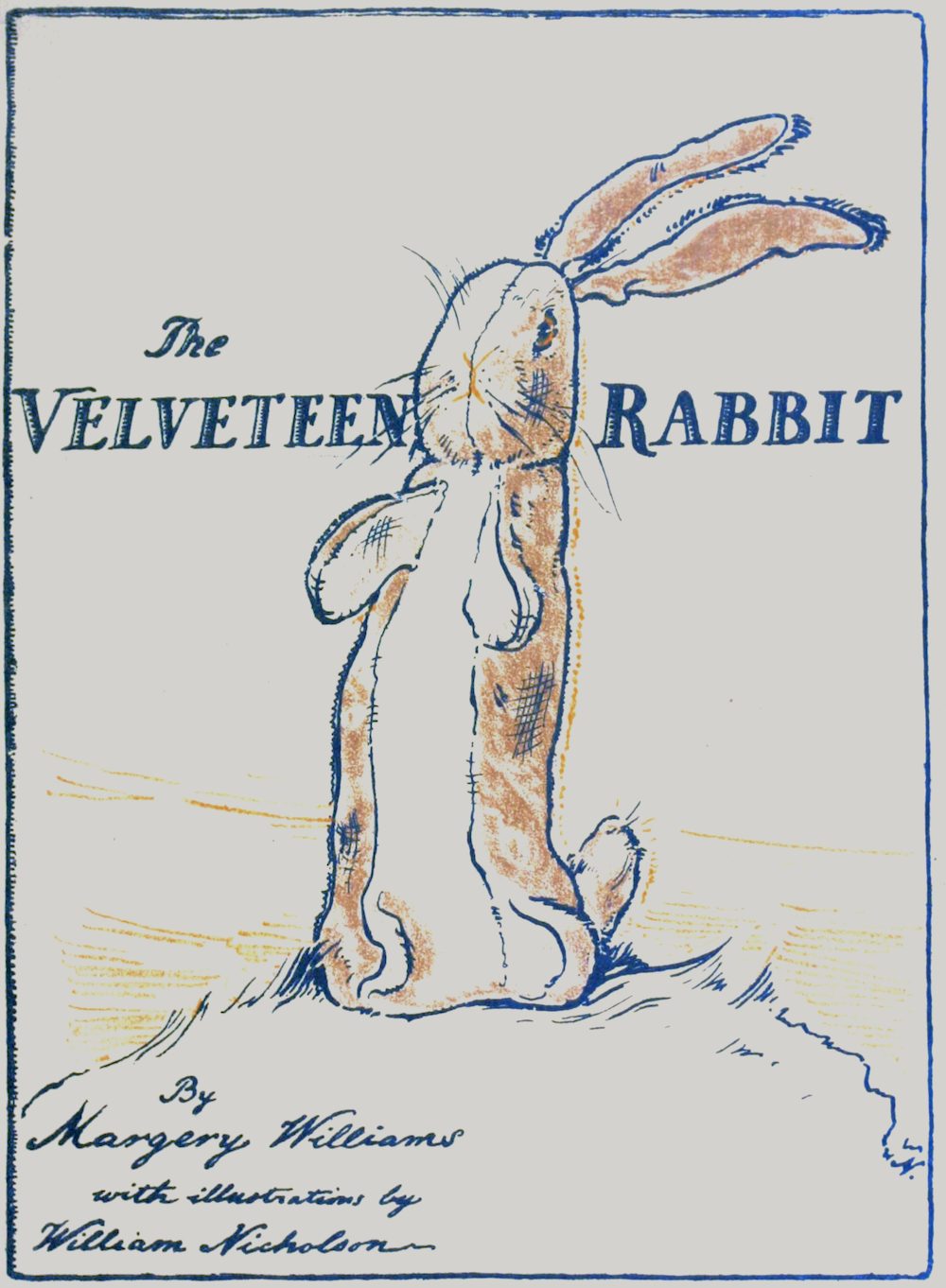 The cover of The Velveteen Rabbit by Glenn Ringtved and Charlotte Pardi, featuring a stuffed rabbit.