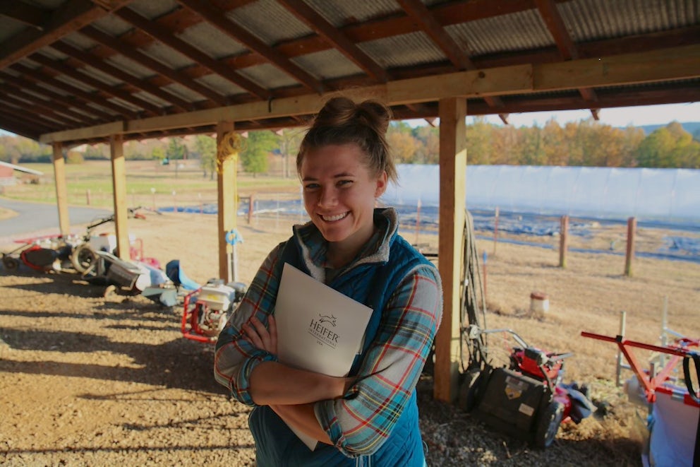 A new Heifer USA farmer
