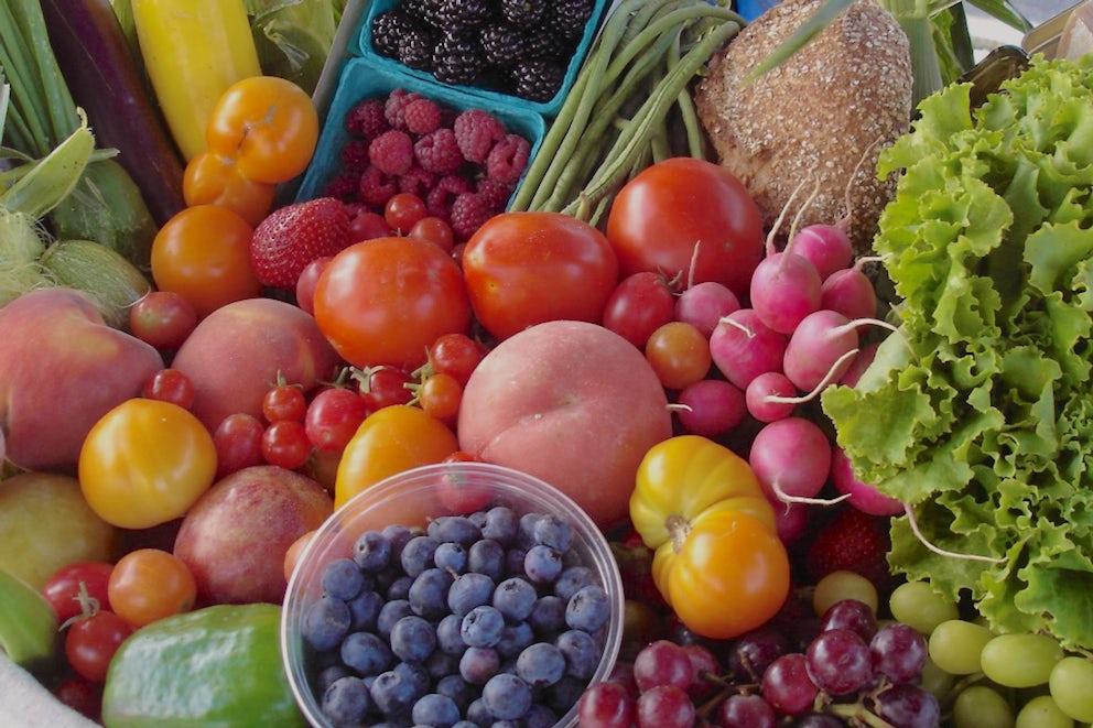 Fresh Fruit and Vegetables donated by Heifer