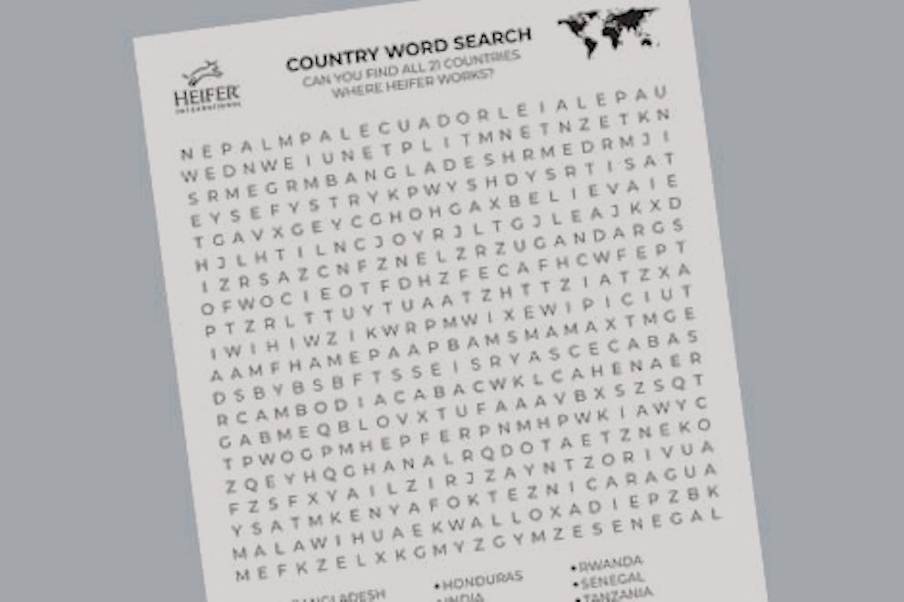 country word search