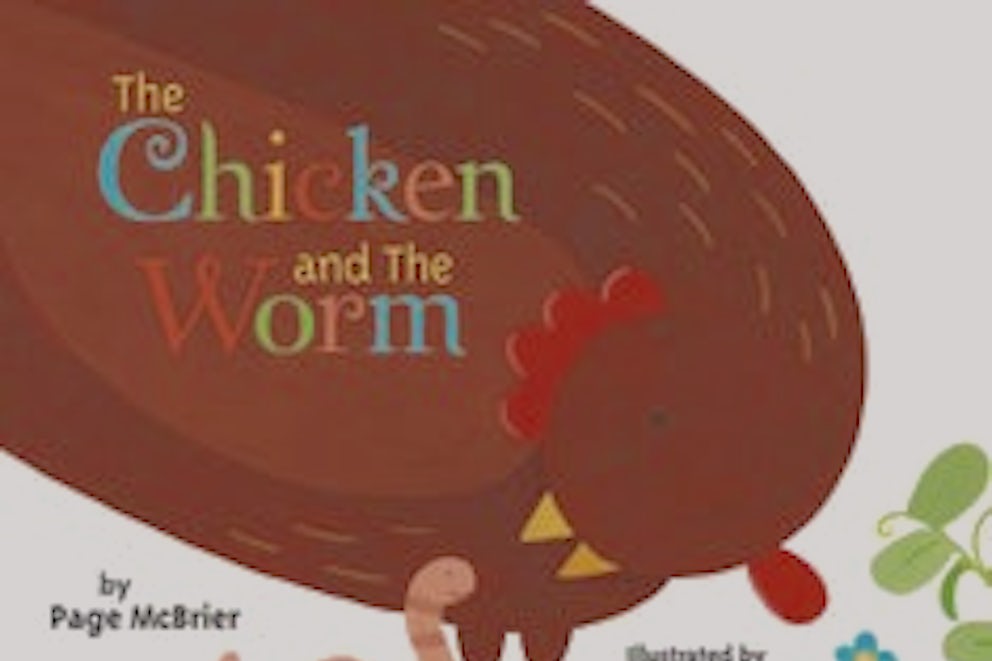 The Chicken and the Worm book cover.